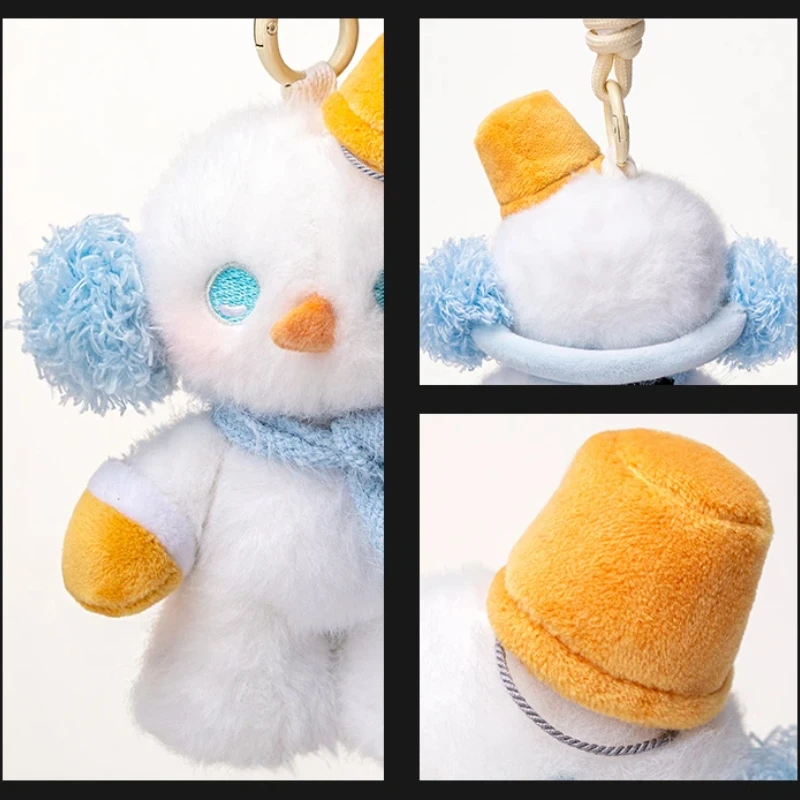Muñeco de nieve de peluche suave – Colgante decorativo infantil - imagen 4