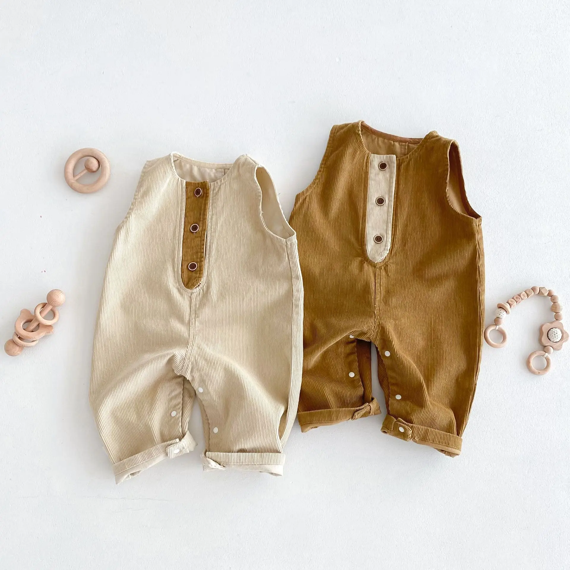 Milangel-peleles para bebé de 0 a 4 años, mono sencillo sin mangas, pantalones al aire libre para niños, ropa de bebé 2024 - imagen 2