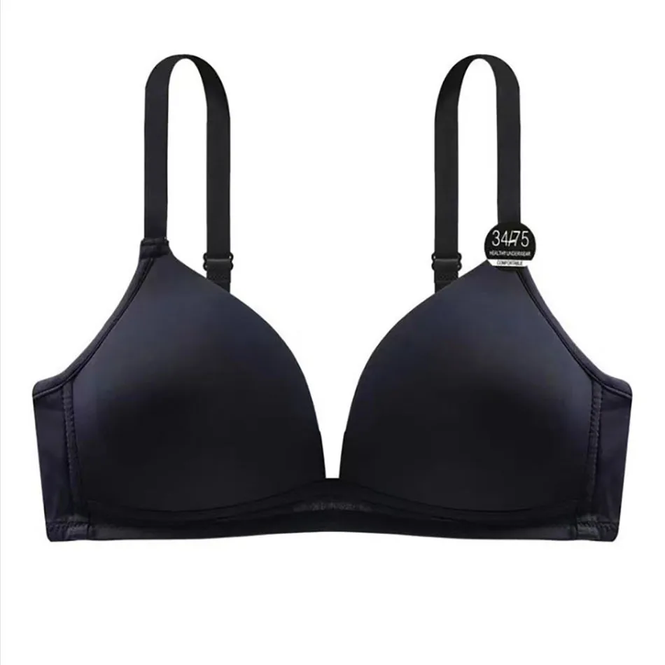 Sujetador minimalista V profundo sin costuras cómodo mujer - imagen 3