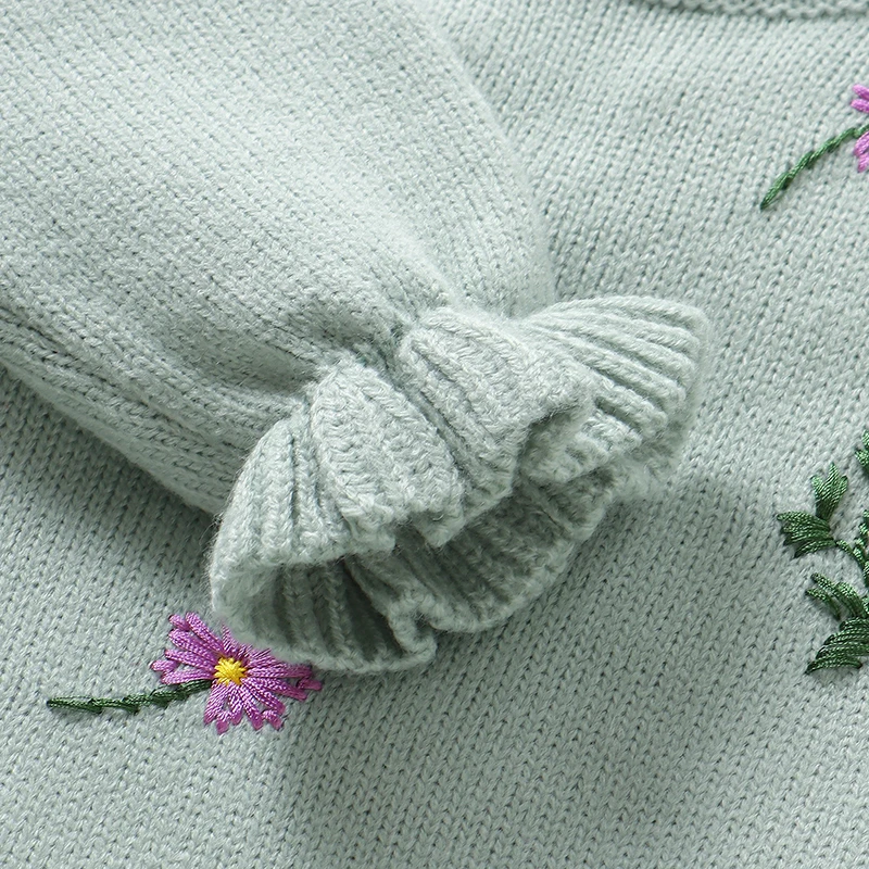Conjunto floral para recién nacido con gorro y body manga larga - imagen 4
