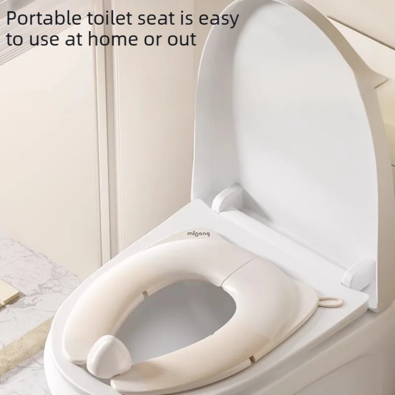 Asiento de inodoro infantil antideslizante para bebés y niños pequeños