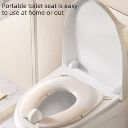 Asiento de inodoro infantil antideslizante para bebés y niños pequeños