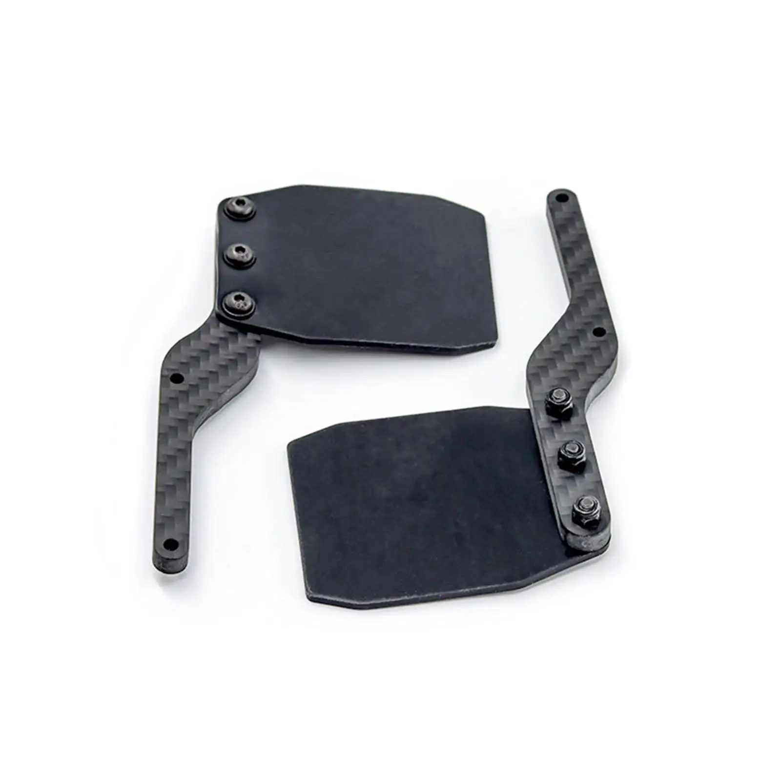 2 Pieces 1/7 RC Fender Accessories Upgrade Parts Mud Guard Silicone Mudguard