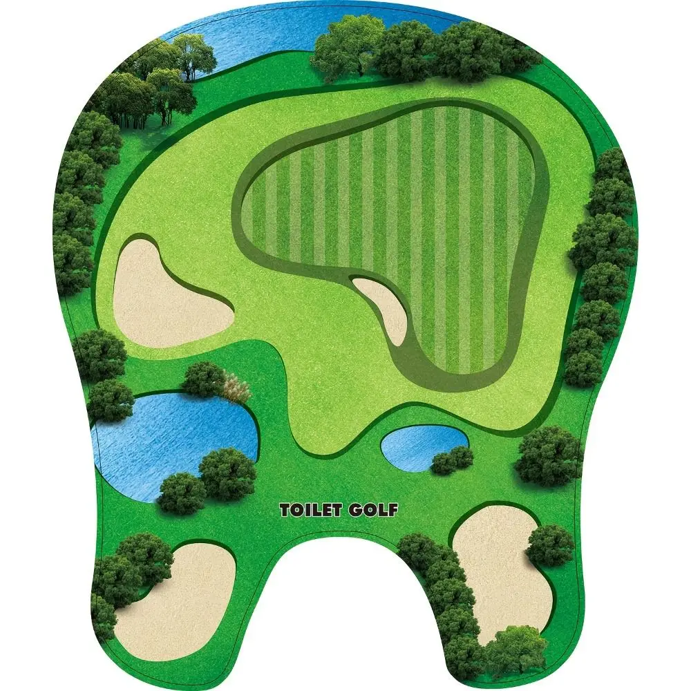 Accesorios de Golf, Mini inodoro, juego de Golf, divertido y creativo, Mini juego de práctica de Golf, juego de deporte de Golf relajante portátil, juguete para niños - imagen 4
