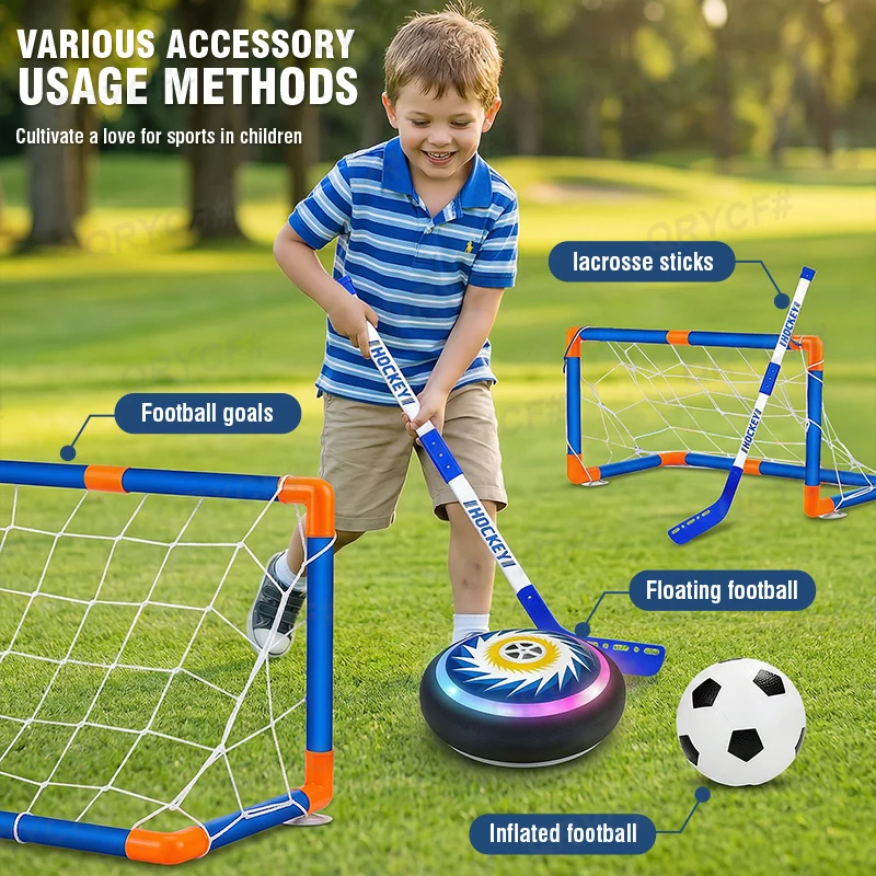 Portería de fútbol doble LED para exteriores, juego multifuncional - imagen 2