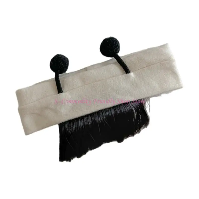 Peluca con antenas y diadema para disfraz infantil de niña - imagen 5