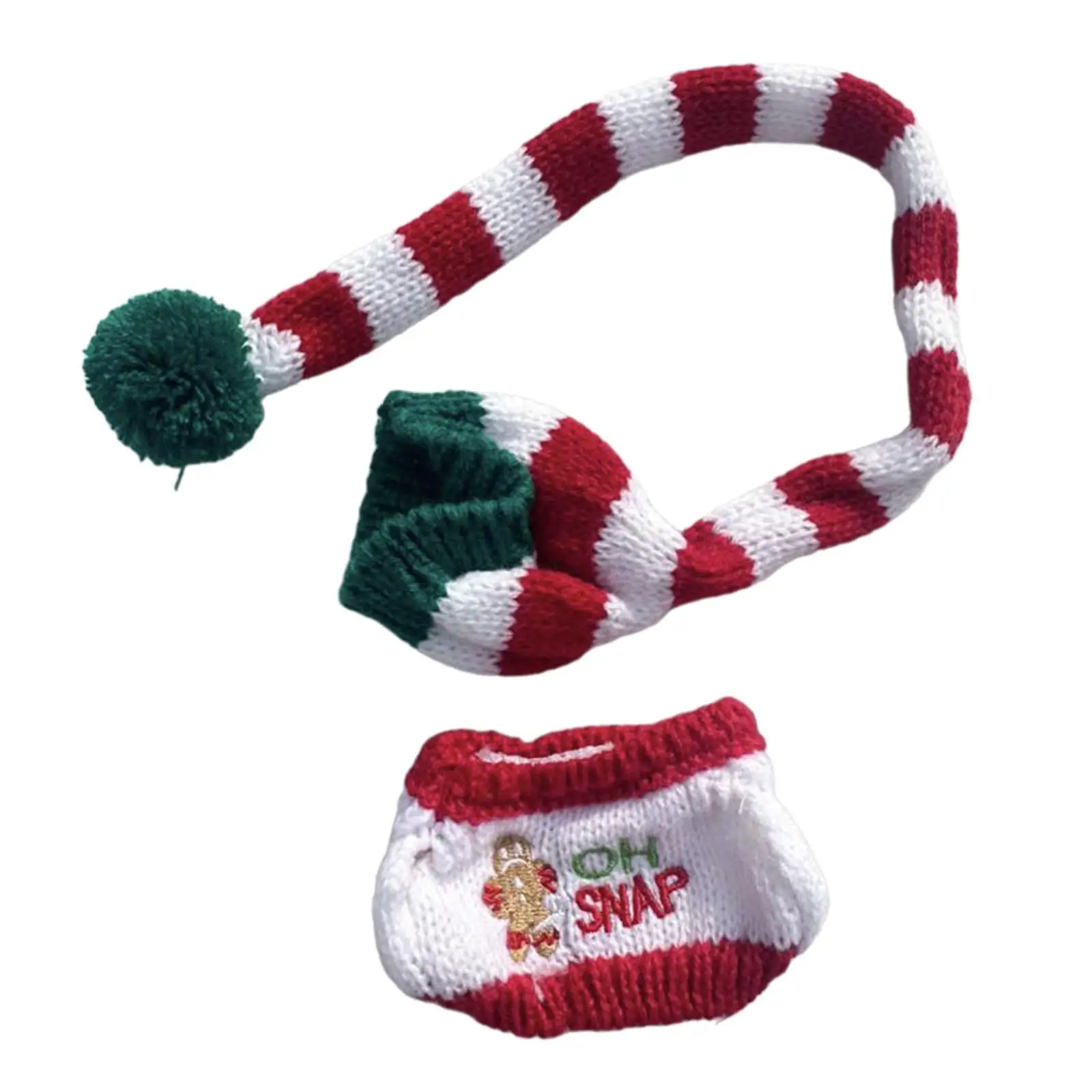 Mini 6 inch Doll Clothes Christmas Alive Adorable Dress up Cute Doll Clothes Suit for Pendant Doll Girls Kids Age 5-7 8-10