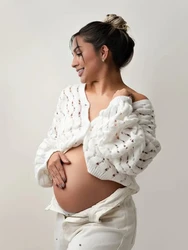 Suéter premamá de punto para otoño invierno