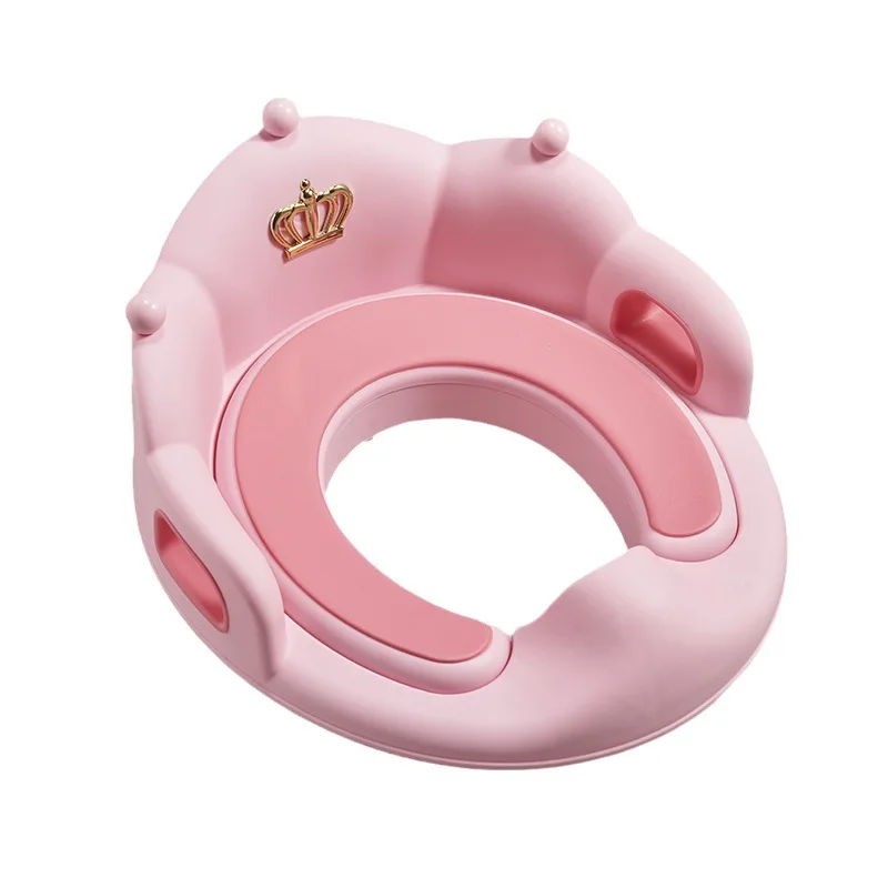 Reductor de inodoro infantil con cojín suave para bebé - imagen 5