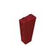 40pcs dark red