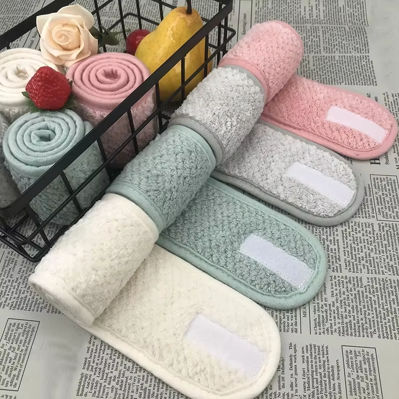 Diadema ancha ajustable antideslizante mujer – Uso maquillaje spa