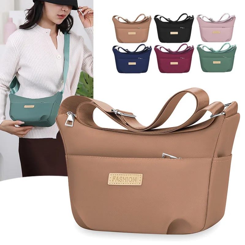 Bandolera Oxford lisa para niñas con correa ajustable – Estilo casual - imagen 2
