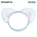 White-Pink-Cat Ear