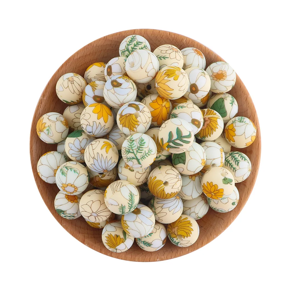 Estampado leopardo - Detalle cuentas 12MM