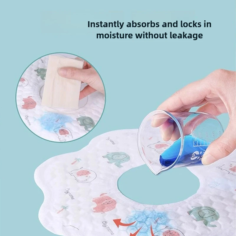 Babero desechable impermeable bebé – Unisex y apto para recién nacidos - imagen 4
