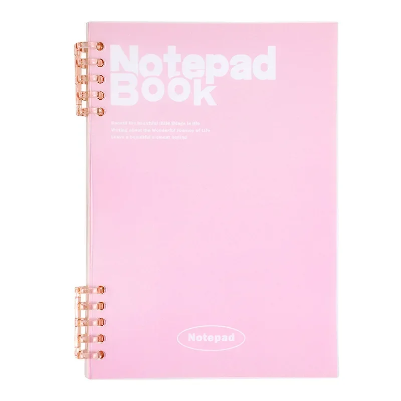 Bloc de notas color degradado A5 – Cuaderno de anillas para el cole - imagen 4