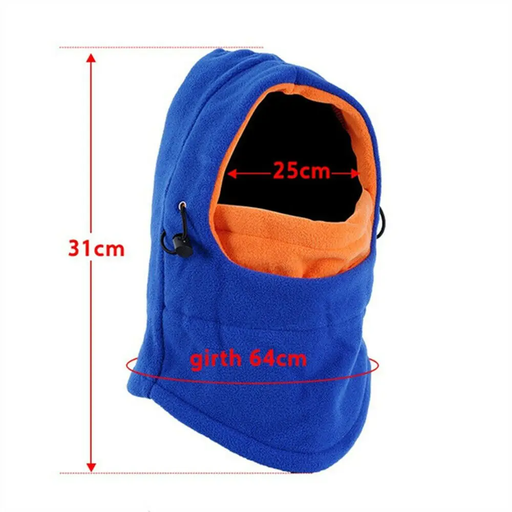 Winter Fleece Neck Warm Full Face Balaclava Hat Ski Mask Hood Cap Children Cap - imagen 5