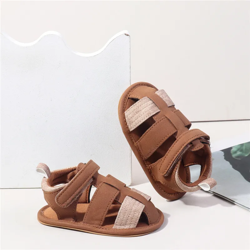 Zapatos de bebé transpirables a la moda, sandalias para niños, nuevas zapatillas de verano con suela de goma suave antideslizantes para niños pequeños, zapatos informales para caminar al aire libre - imagen 5