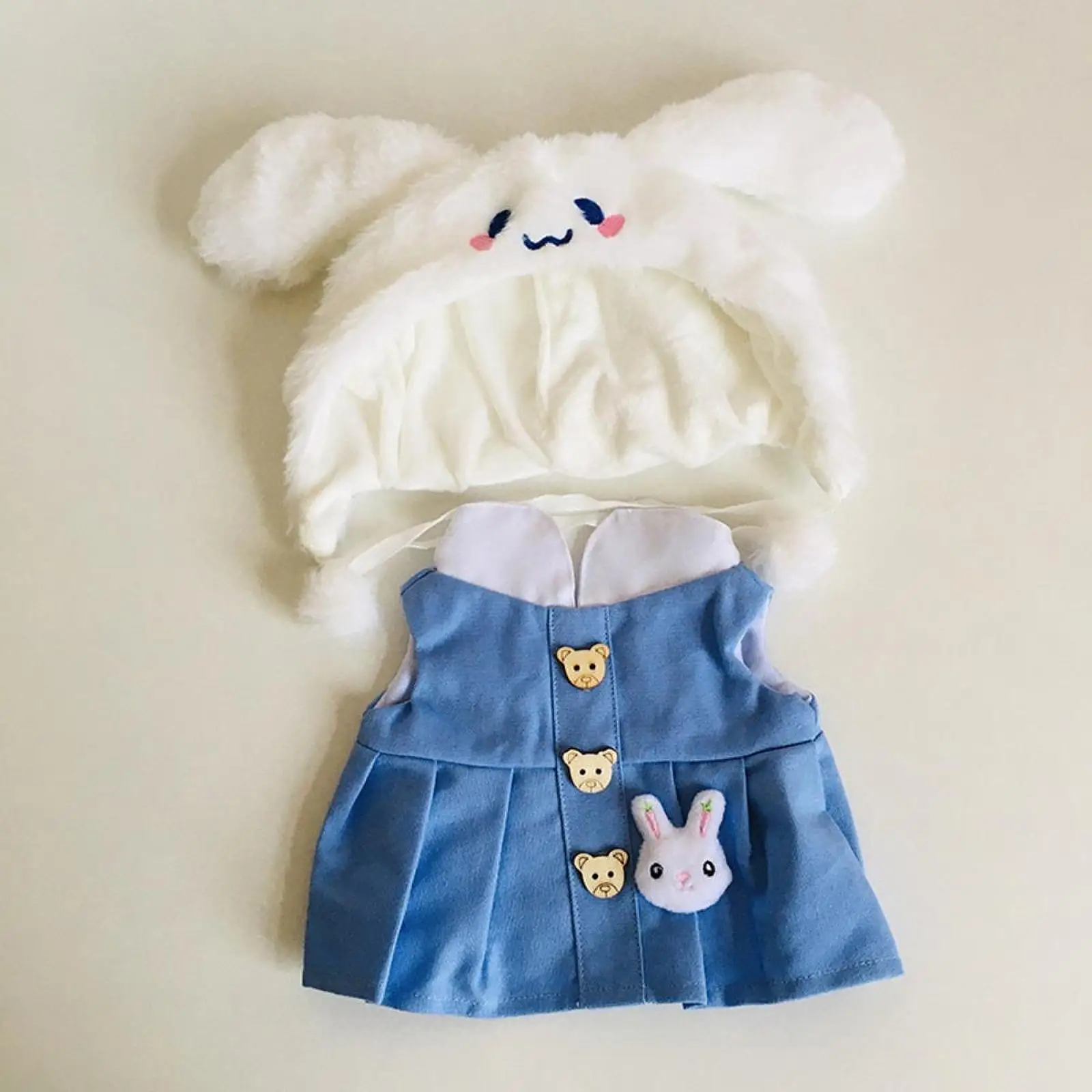Chic Doll Outfit Set with Dress and Hat for Girls' Birthday Bash