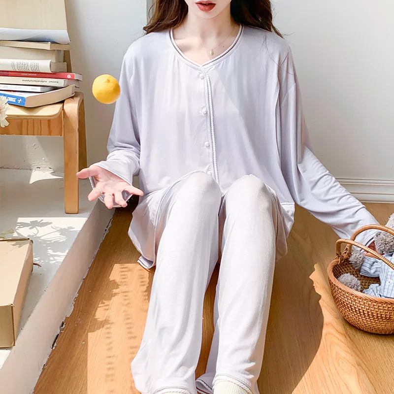Pijama Maternal de Modal para Primavera – Cómoda y práctica - imagen 3
