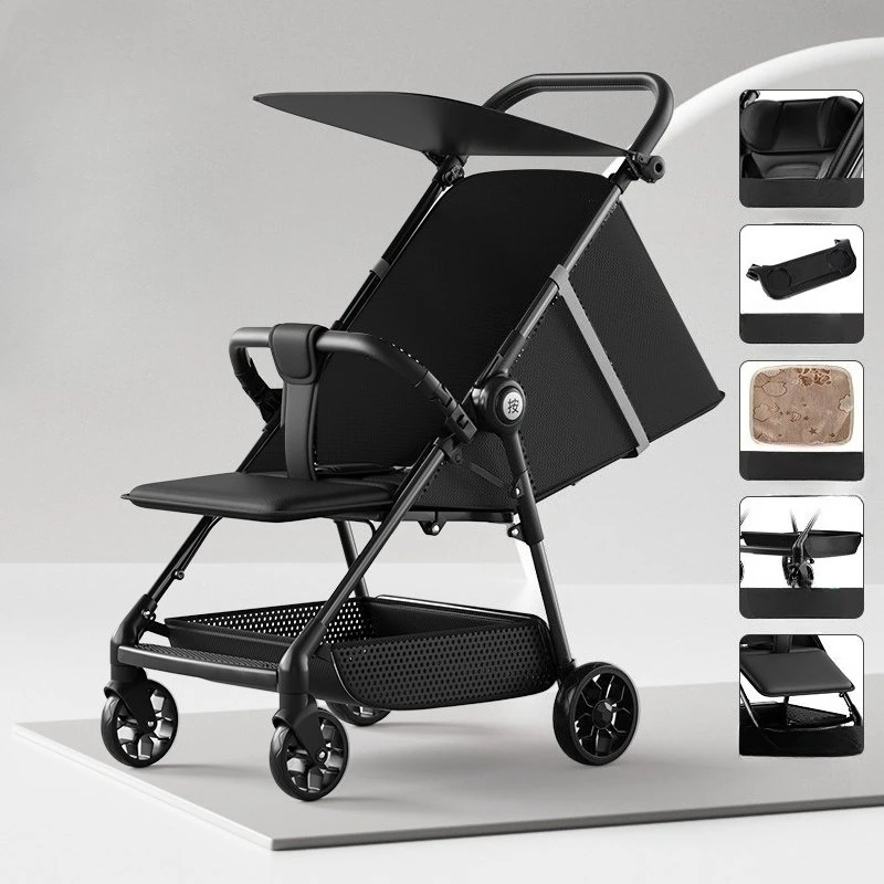 Cochecito de viaje ultraligero plegable y reclinable - imagen 5