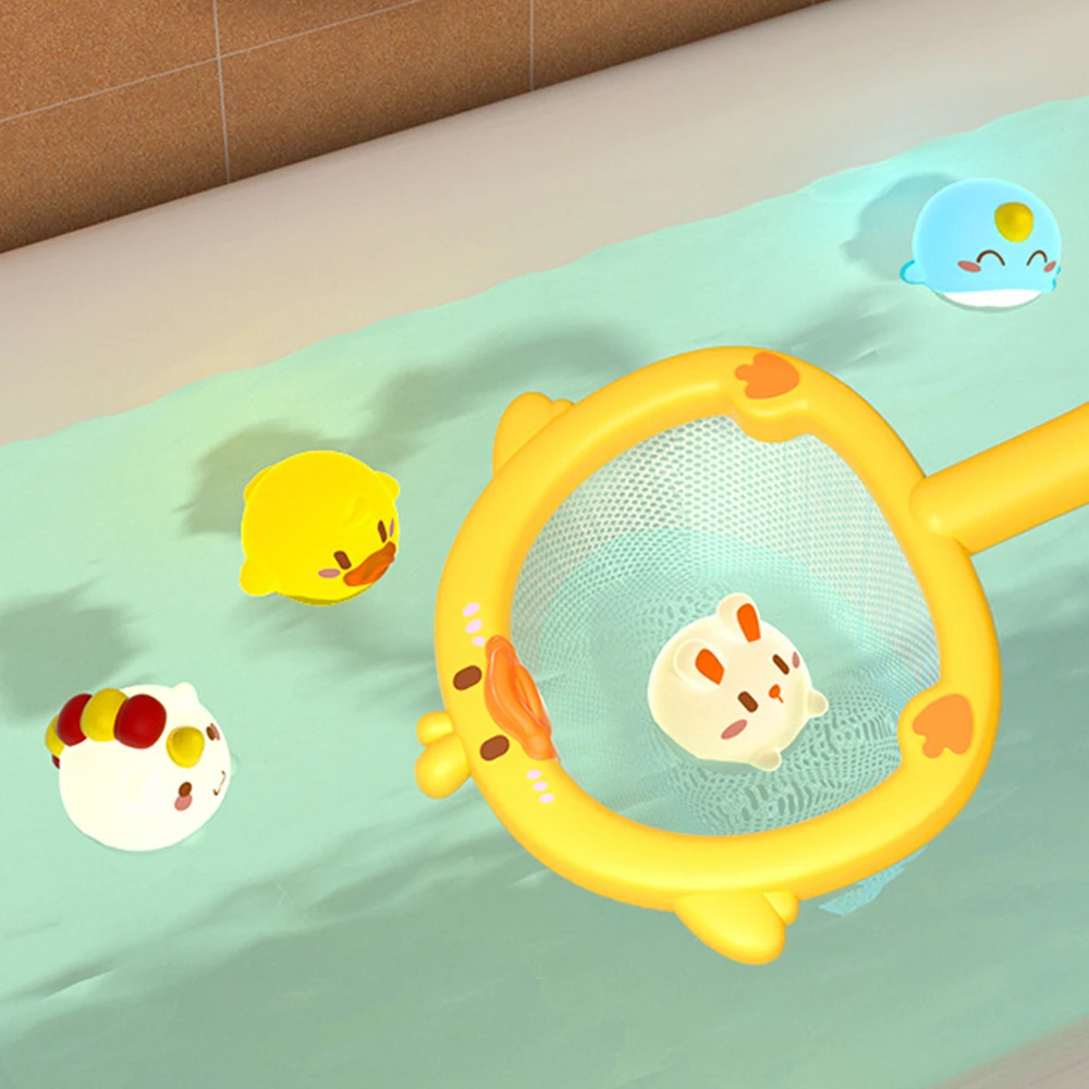Flotador de baño con animales LED para bebé – Juguete suave e inductivo - imagen 3