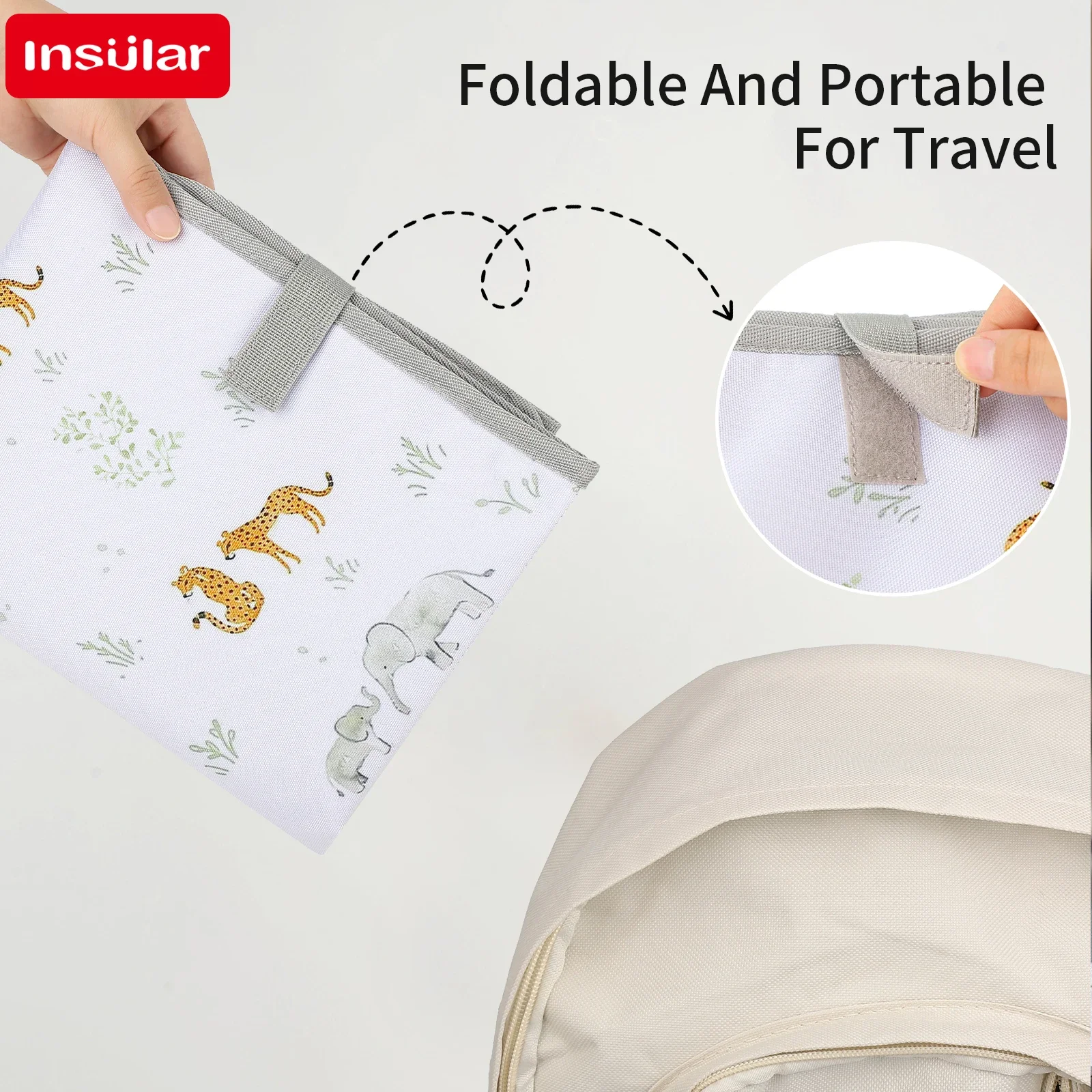 Almohadilla impermeable para viajes - cama de viaje para niños - imagen 4