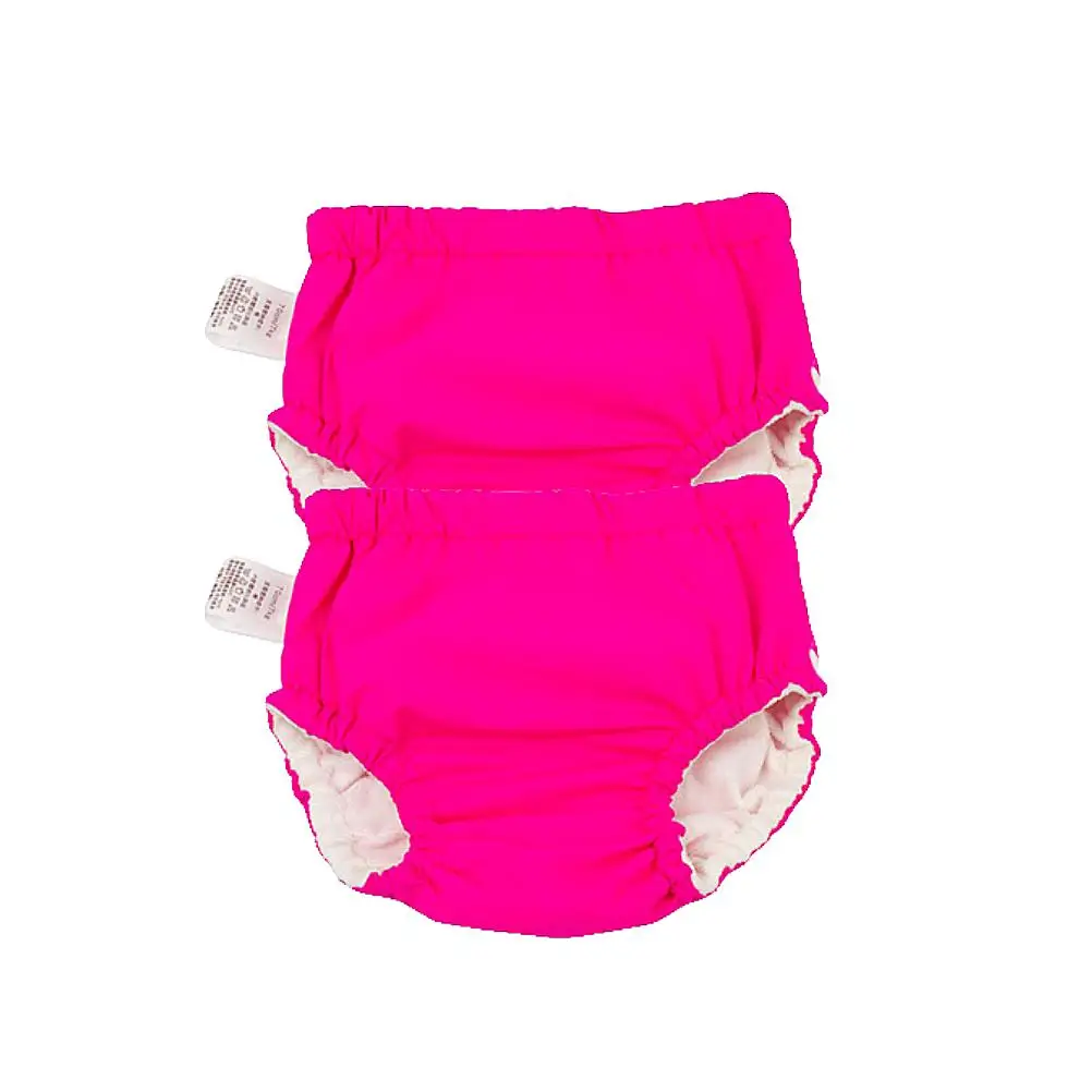 Pantalones de pañales para bebé, impermeables, lavables, de algodón, a prueba de fugas, para nadar, ajustables, suaves, de poliéster, reutilizables, traje de baño para bebé - imagen 3