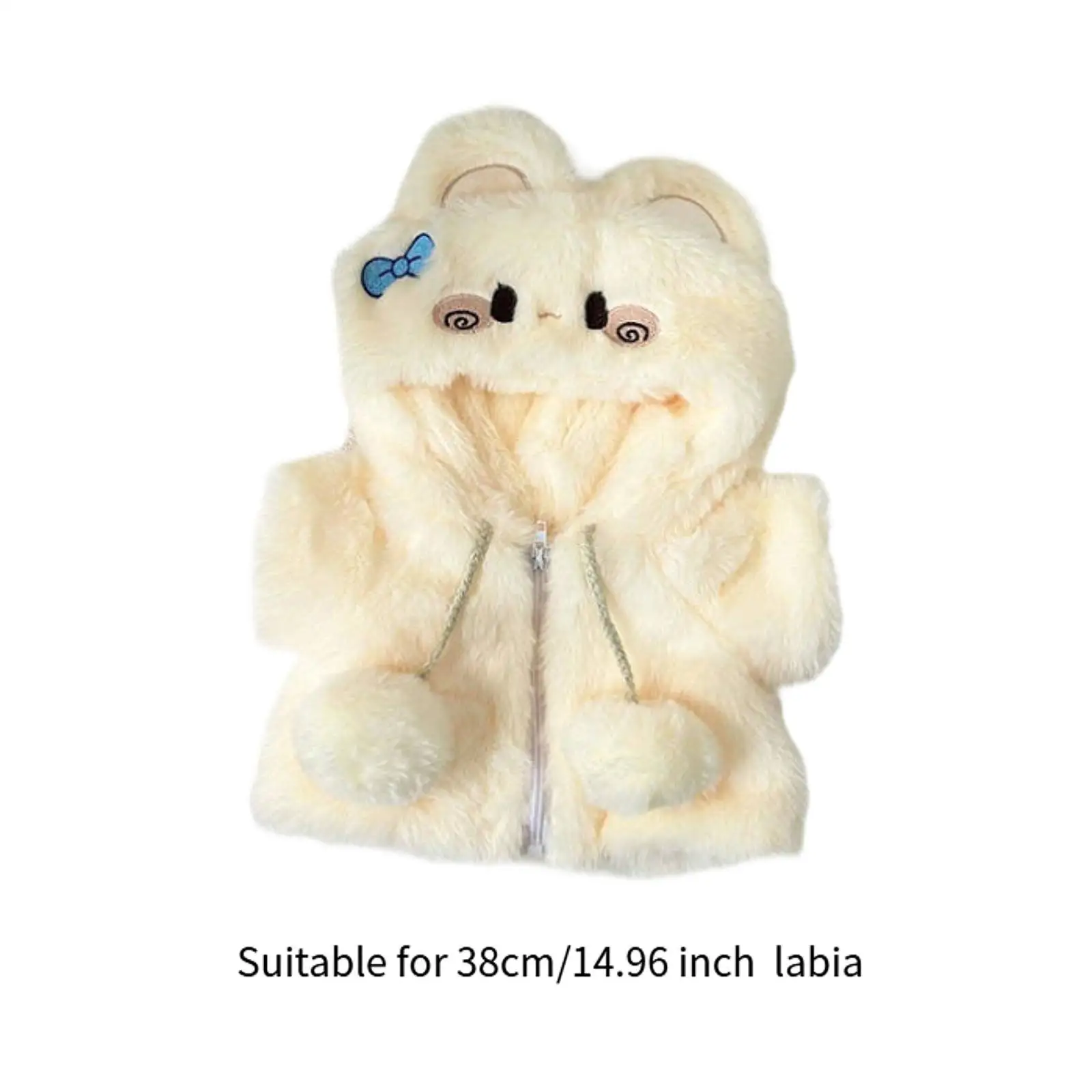 Plush Doll Overcoat Cosplay Costume Pretend Play Fashion Cute for 38cm Dolls