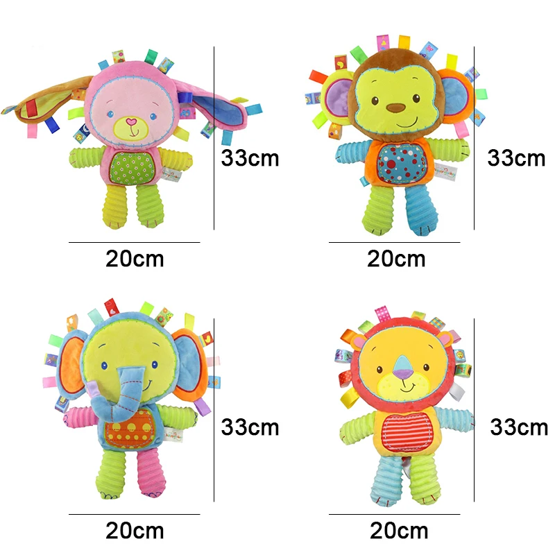 Sonajero Elefante Sensory Suave para Bebé Recién Nacido - imagen 2