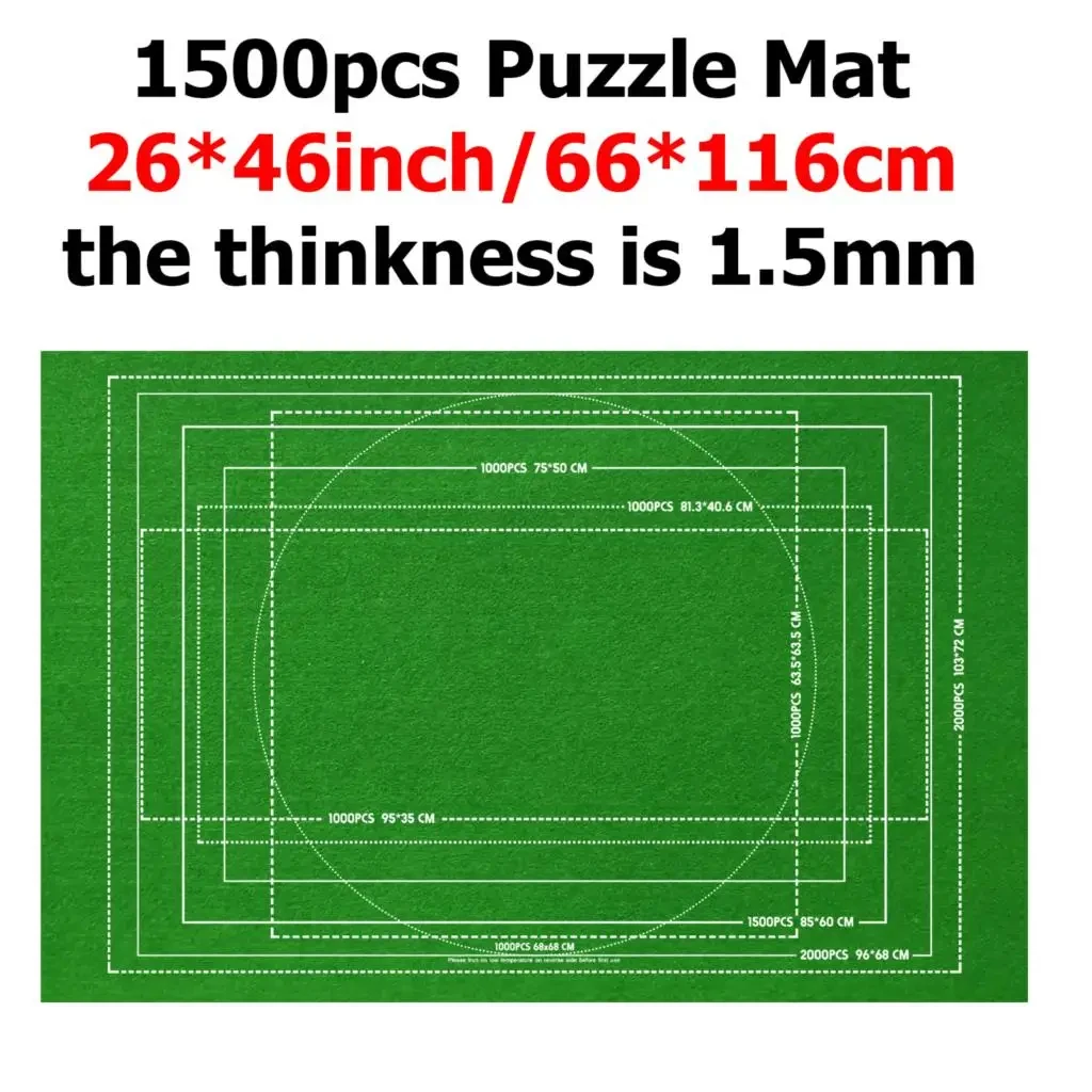 1500pcs mat green