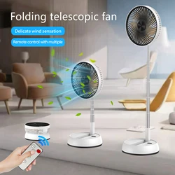 Ventilador de escritorio plegable con control remoto – 8 pulgadas USB oscilante