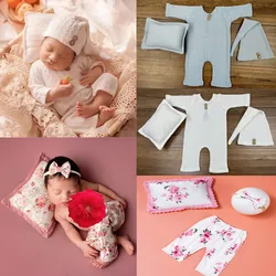 Pelele para bebé recién nacido sesión fotográfica con accesorios