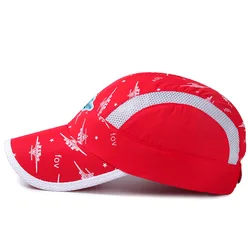 Gorra infantil de béisbol secado rápido protección solar