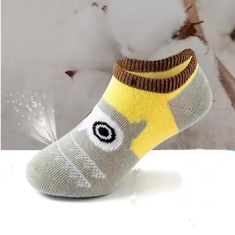 Calcetines de verano transpirables cómodos para niños con patrón búho - imagen 2