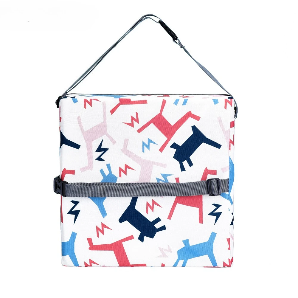 Asiento elevador portátil para bebés con funda de dibujos animados - imagen 4