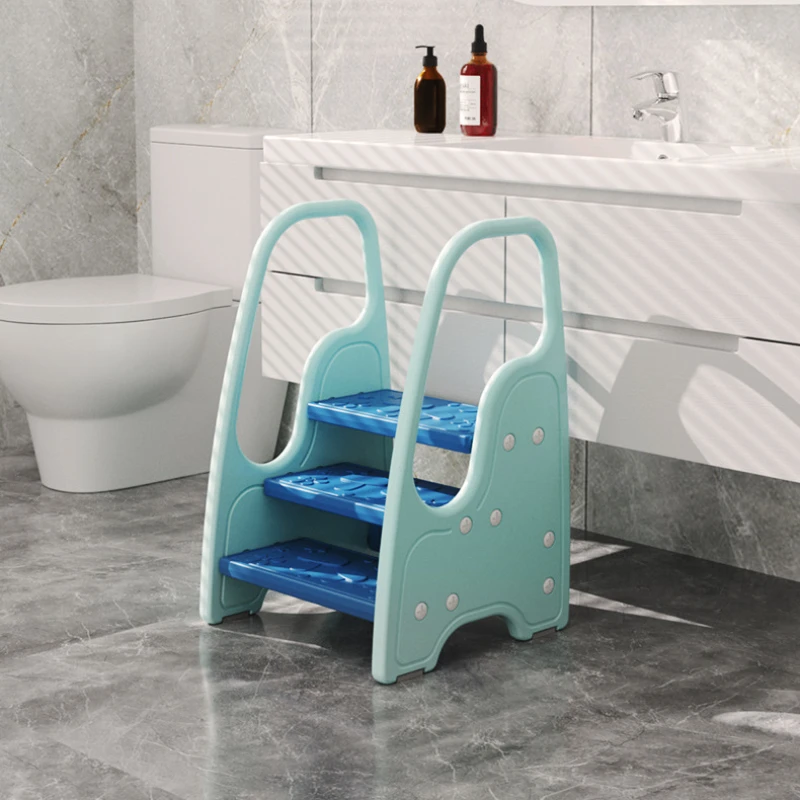 Taburete de baño antideslizante multiuso con rieles de seguridad - imagen 3