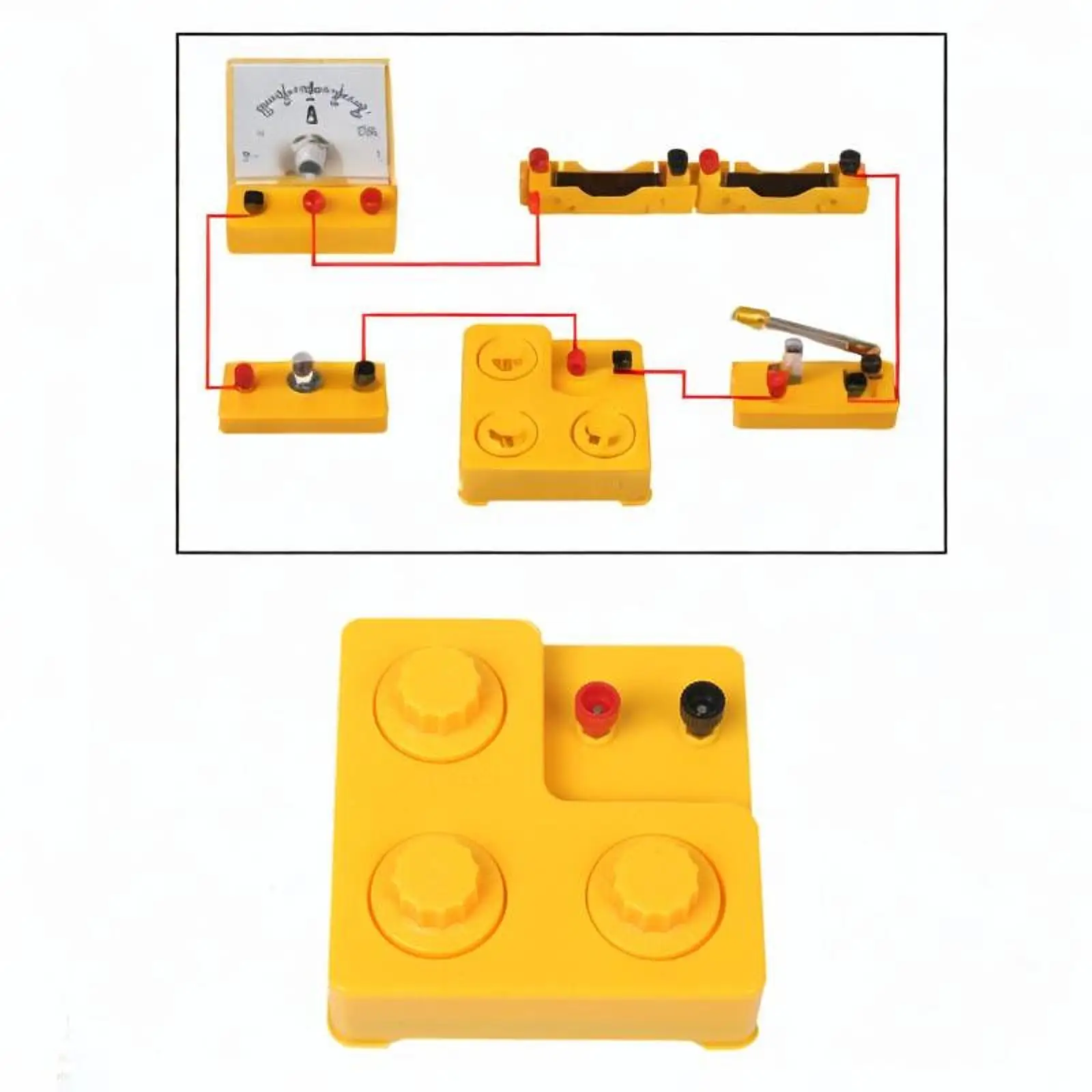 Project Labs Circuit Toy Resistance Substitution Decade Box for Birthday Gift DIY Projects Students Kids Experimental Equipment
