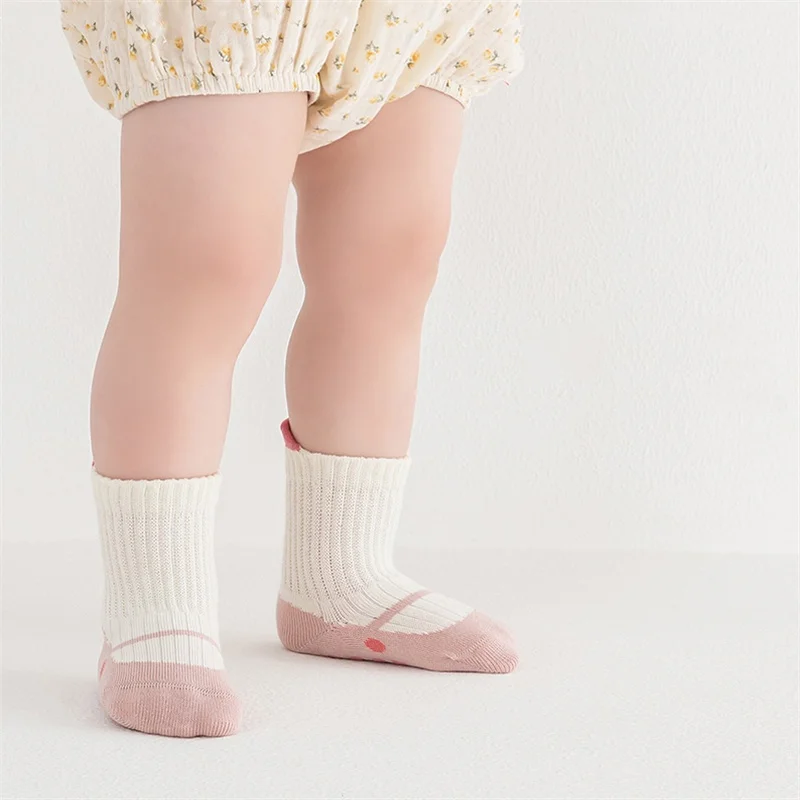 Calcetines antideslizantes bebé con suela suave - imagen 3