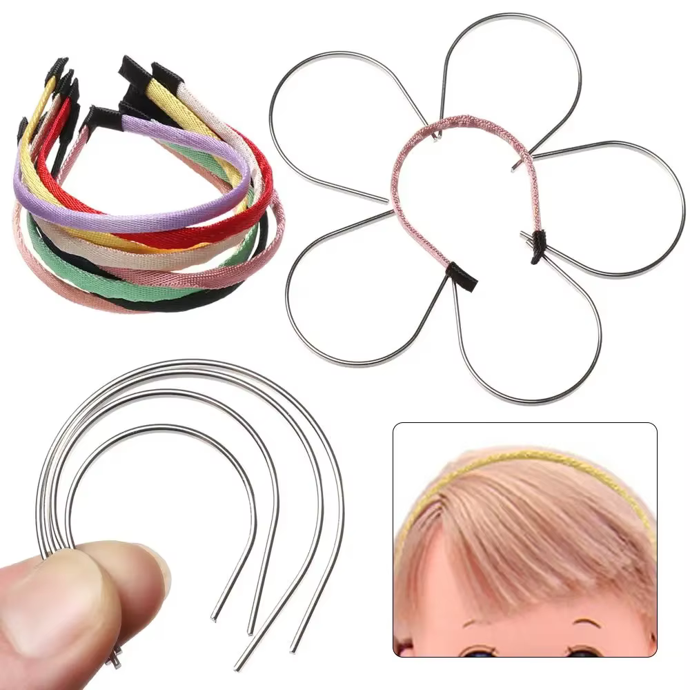 Diademas miniatura para muñecas – Set de 5 accesorios de cabello - imagen 4