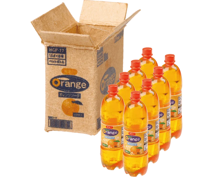 Orange soda box