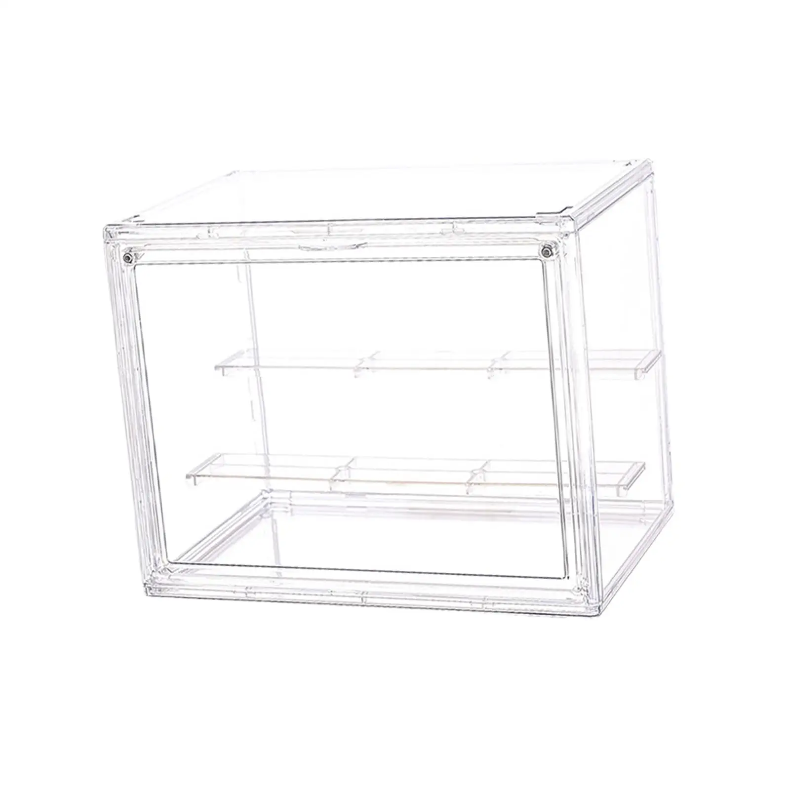 Figures Display Storage Case Transparent Display Case Detachable Shelves Collectibles Display Box