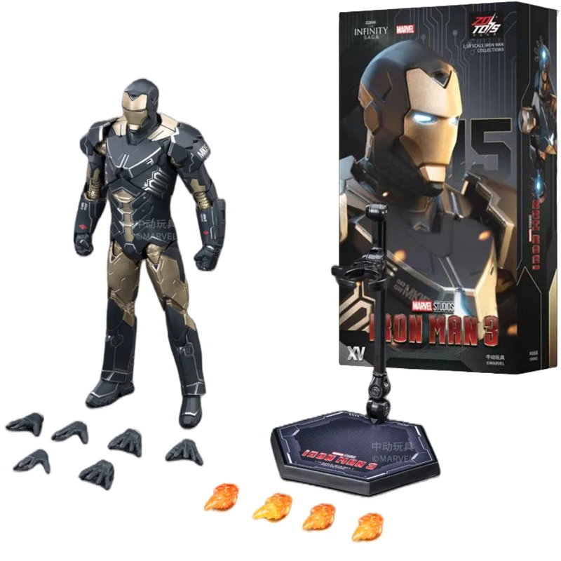 ZD Toys Iron Man MK15 MK16 máquina de guerra MK2 figura de acción Iron Man Mk47 MK35 pargo rojo 1/10 escala Iron Man colecciones regalo - imagen 4