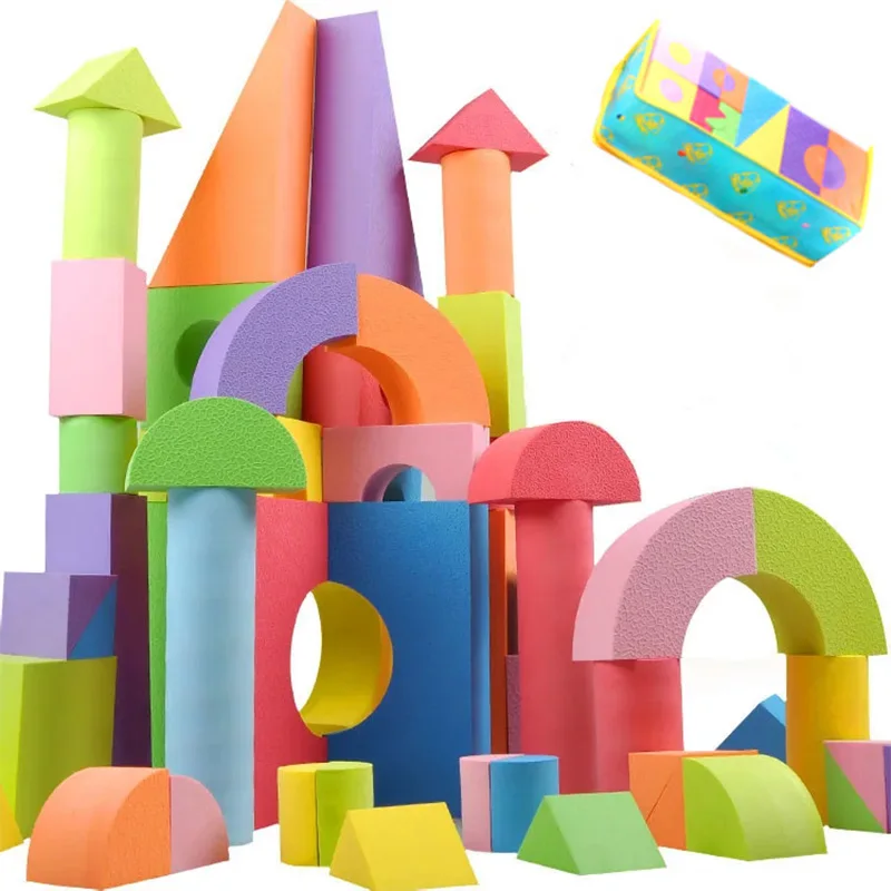 Bloques de construcción EVA suaves para bebés – Juguete educativo - imagen 2
