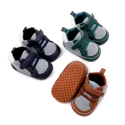 Nuevos zapatos de bebé de otoño, zapatos antideslizantes de fondo suave para primeros pasos, zapatos de moda para niños recién nacidos, zapatillas de deporte