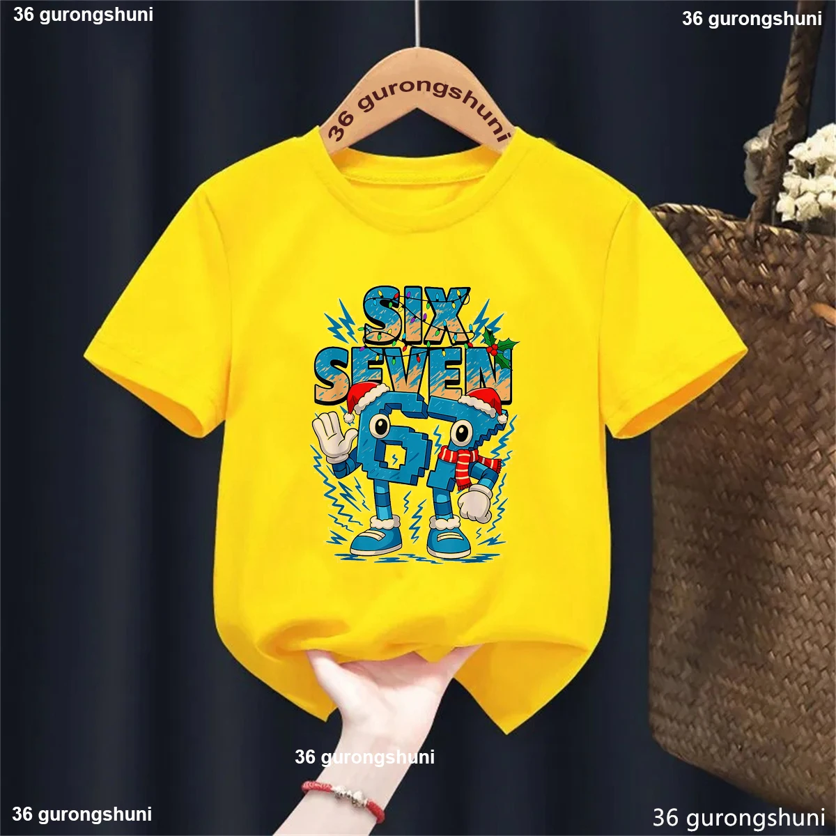 Camiseta Six Seven con estampado italiano para niño - imagen 5