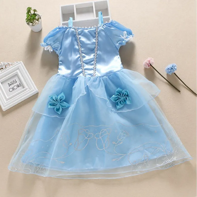 Vestido de princesa para niña – Diseño Disney para fiestas y cumpleaños - imagen 5
