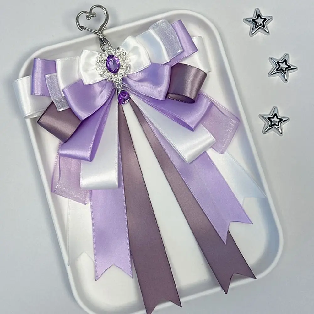 Colgante de lazo para mochila escolar – Llavero decorativo infantil - imagen 3