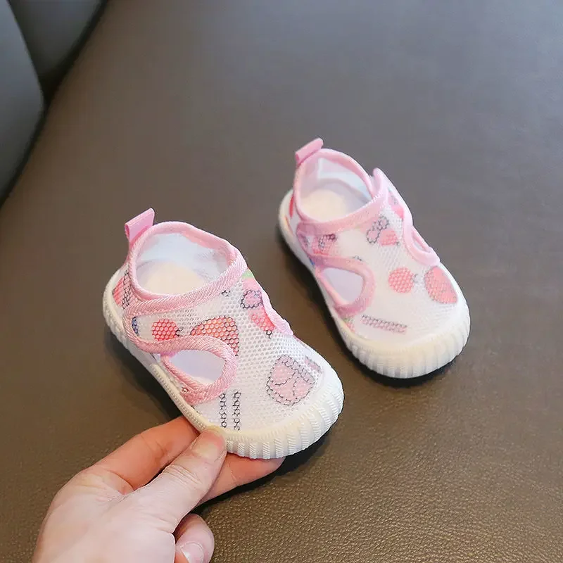 Zapatos primeros pasos bebé unisex sandalias antideslizantes