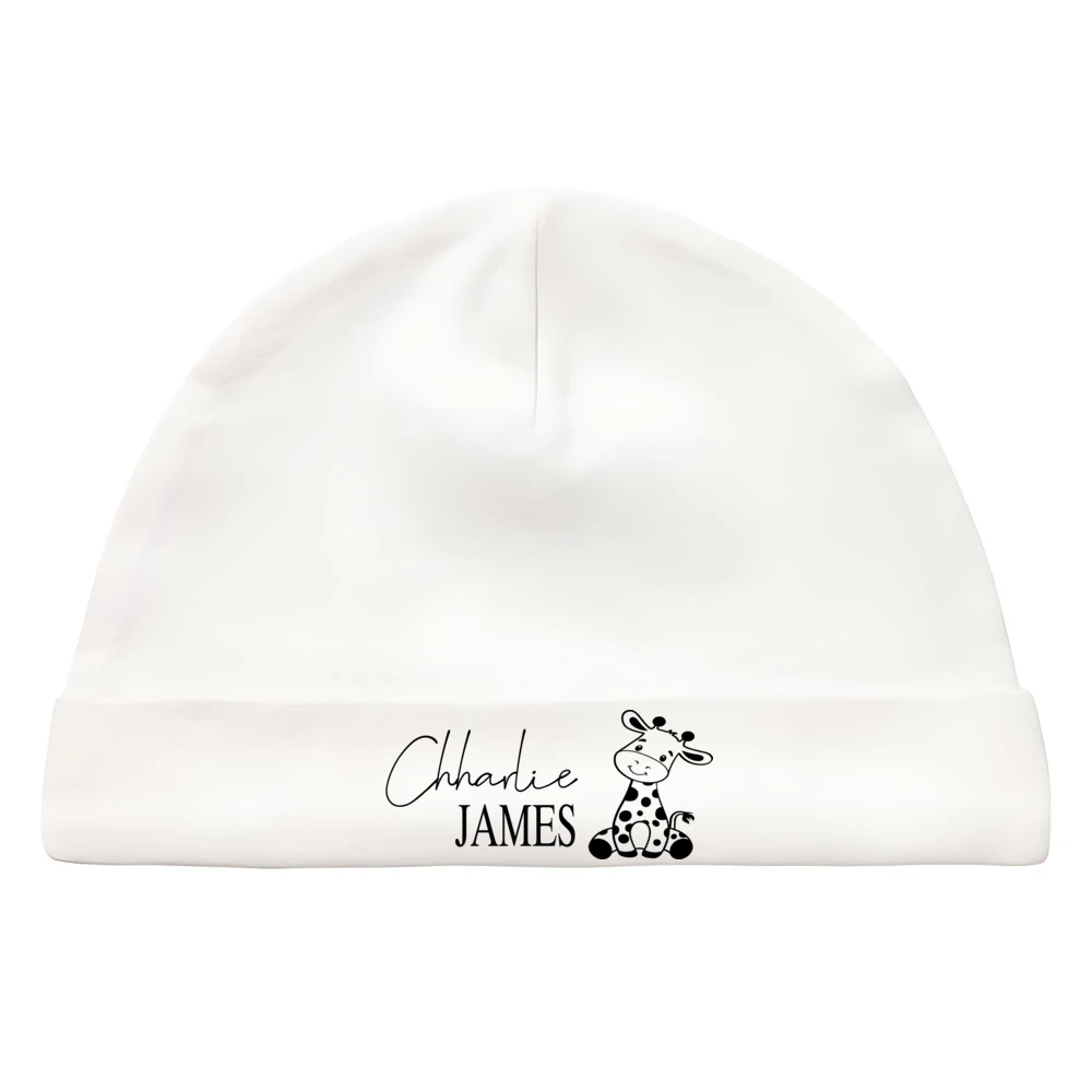 Gorro para recién nacido que viene a casa, gorro personalizado para bebé con nombre, anuncio de nacimiento, primer sombrero para bebés, regalos para Baby Shower - imagen 3